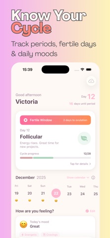 HerFlow - Period Tracker Screenshot 1 of 5