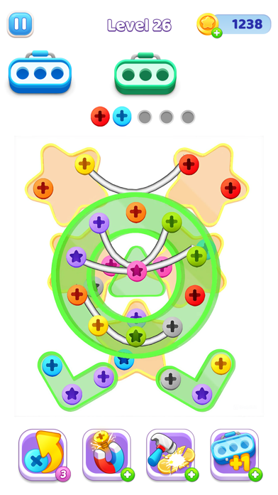Nut Screw Jam Puzzle Screenshot