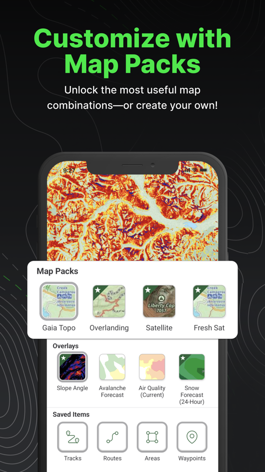 #9. Gaia GPS: Mobile Trail Maps (iOS) 由: TrailBehind