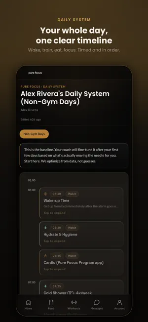 Pure Focus Program screenshot 1