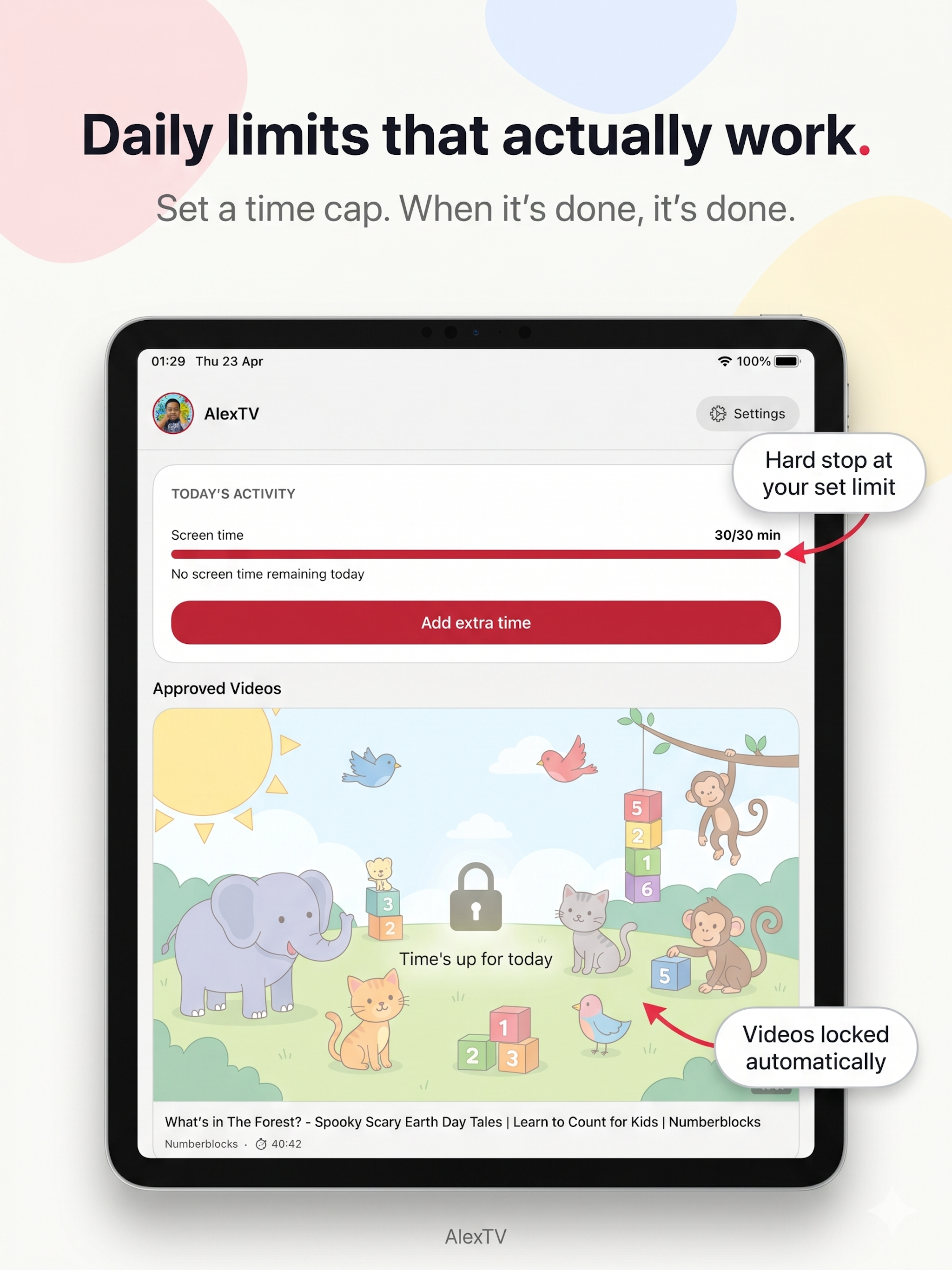 AlexTV: Kids YouTube Control