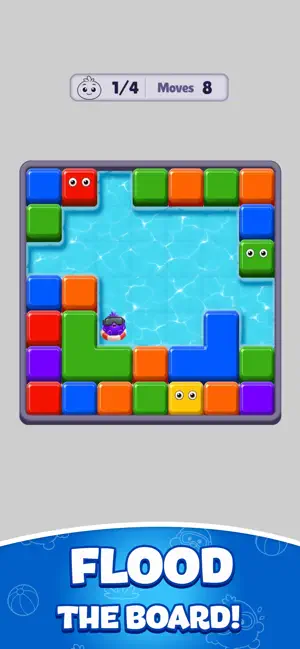 PoolPop! - Color Flood Sort screenshot 2