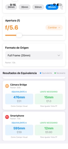 FocalEquivalency screenshot