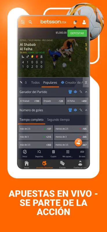 Betsson.mx: Deportes y Casino screenshot 3 of 7
