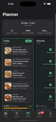 VeganSoul: Meal Prep & Workout screenshot 1