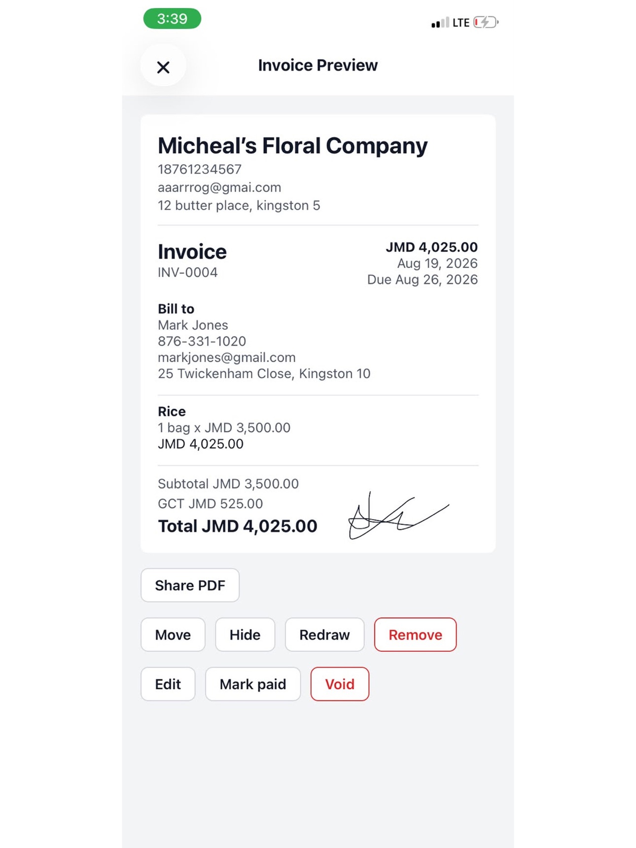 Screenshot 9 of VoiceBill: Invoice Maker