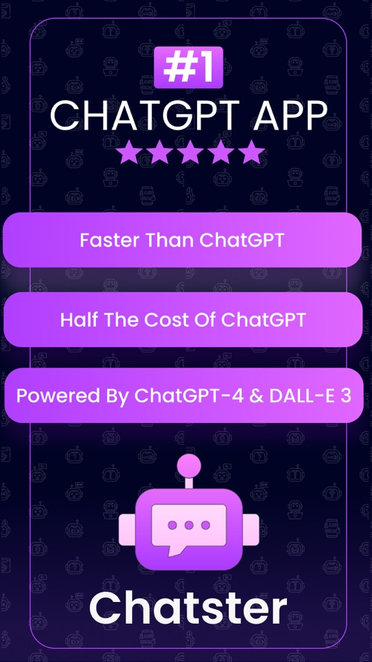 #1. Chatster AI - Writing & Images (iOS) 由: Bickster LLC