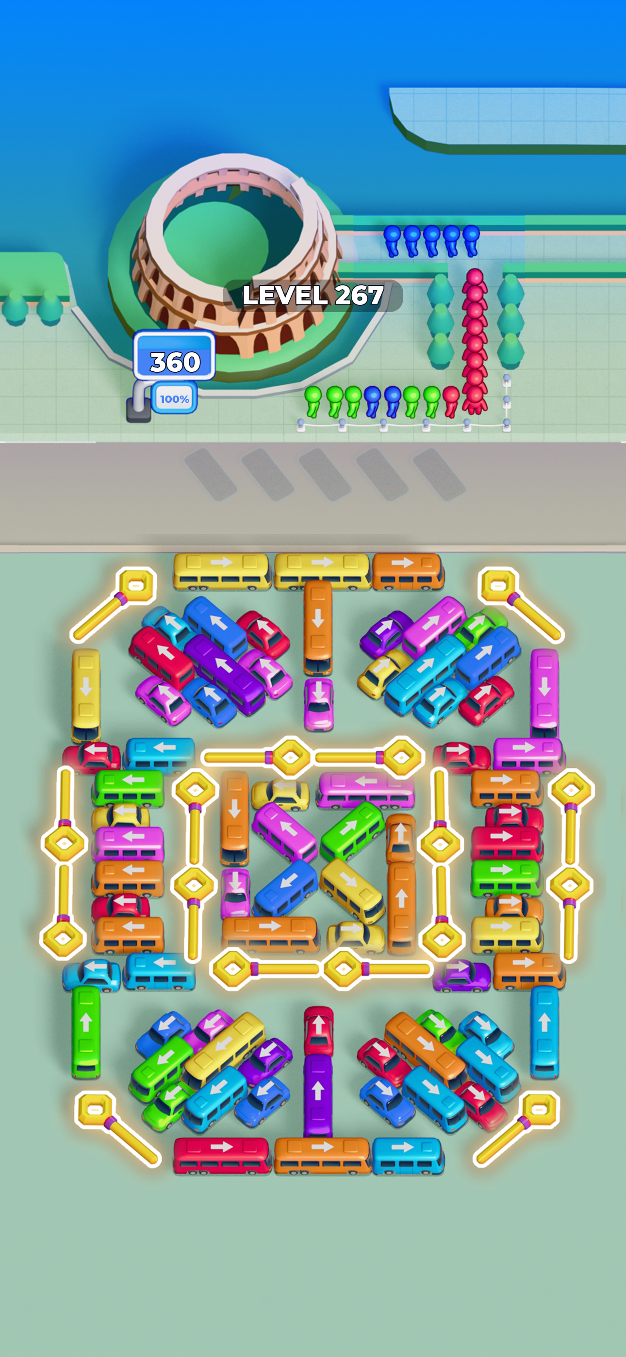 Bus Sort: Color Parking Jam