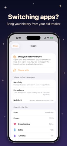 Nightlight: Baby Feeding Log screenshot 8