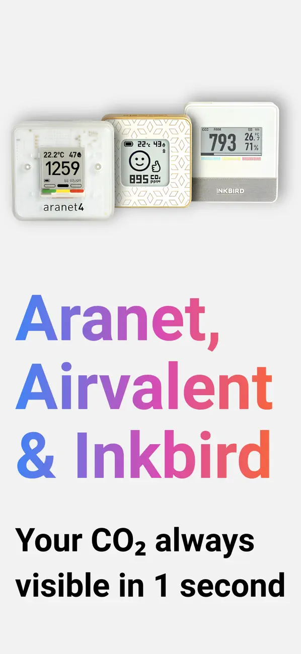 Screenshot #2 pour CO2 on Watch & Lockscreen