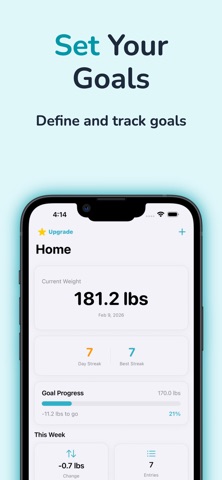 Weight Tracker - Daily Log Screenshot 5 of 5