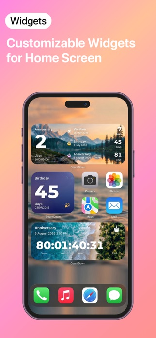 CountX: Countdown & Reminders Screenshot 3 of 7