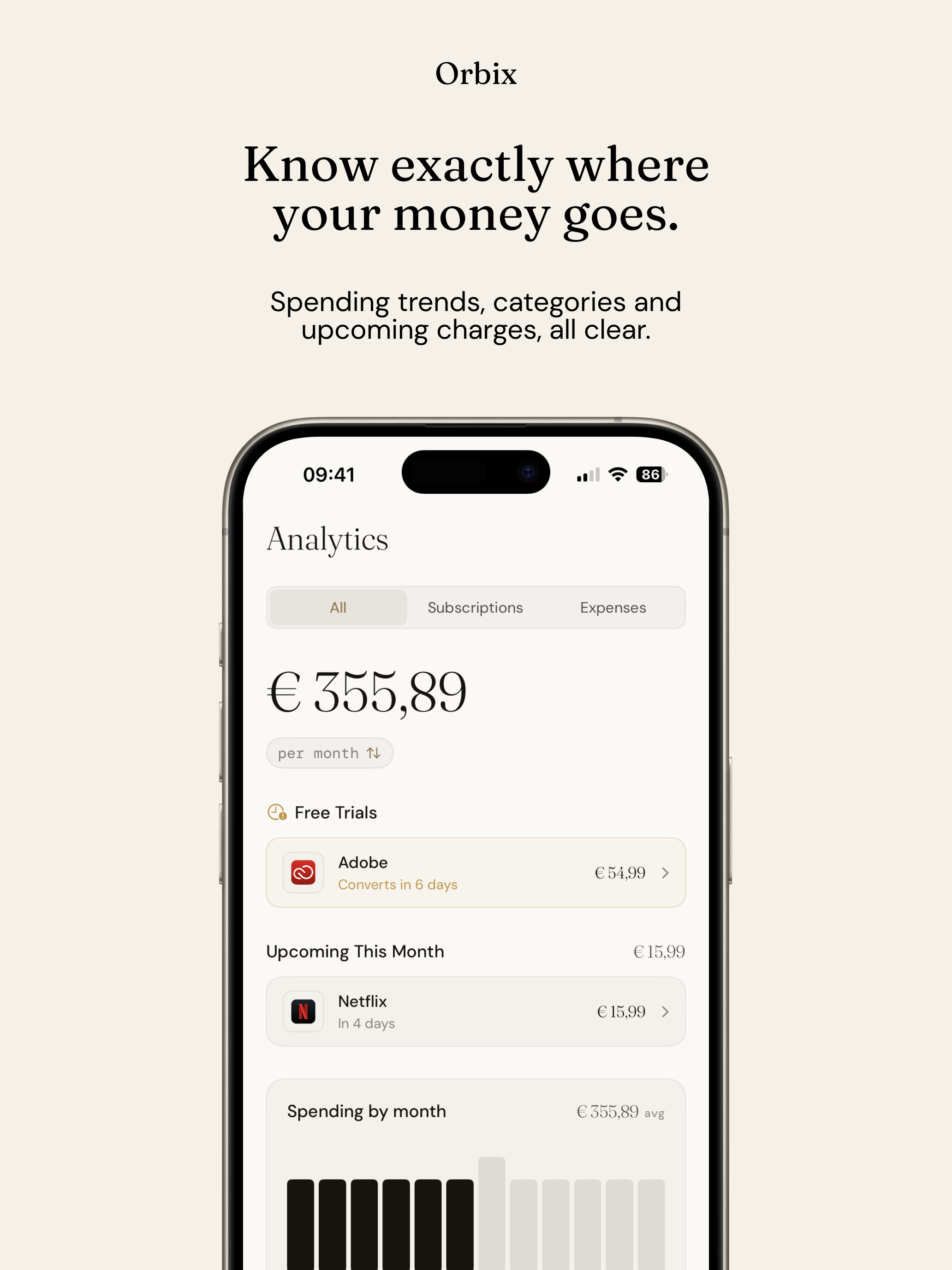 Orbix - Subscription Tracker screenshot 11