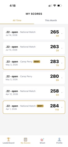 The National Match Course iPhone screenshot