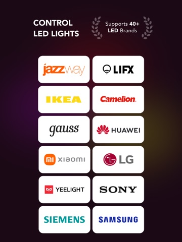 LED Light Controller Remote AI iPad screenshot