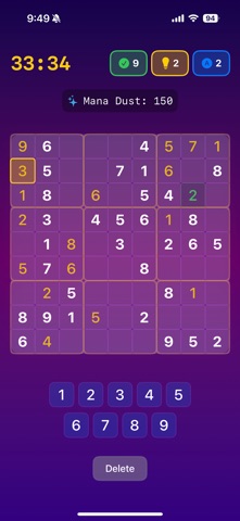 Magic Spell Sudoku Screenshot 2 of 6
