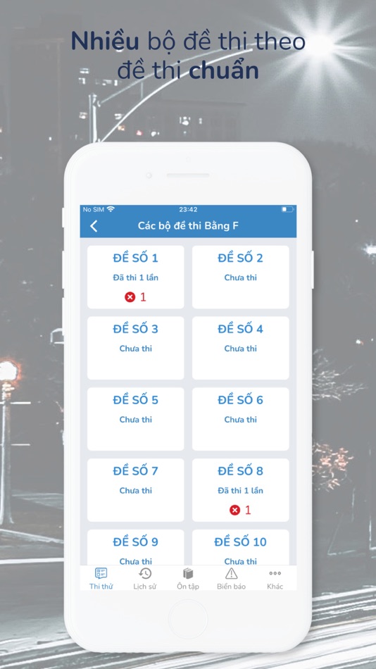 #4. Bằng lái ô tô hạng B, C1, C (iOS) 게시자: Binh Tran