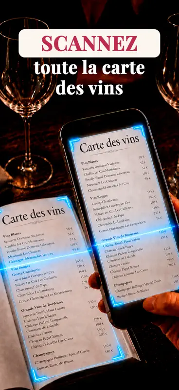 WinePick : carte des vins screenshot 1 of 4