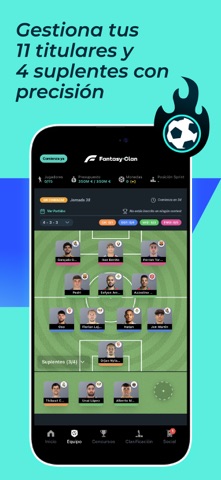 Fantasy Clan - Fútbol Mánager iPhone screenshot