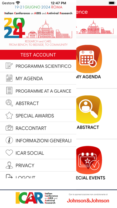 ICAR Italian Conference Screenshot