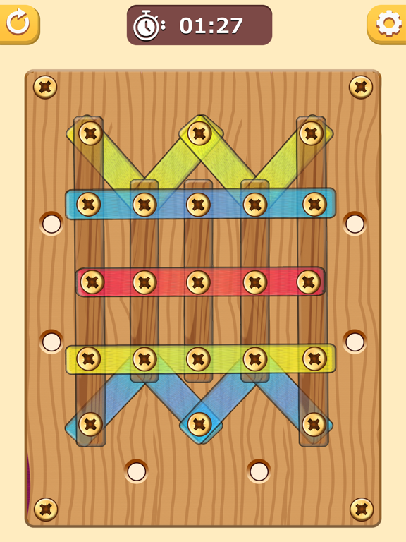 木材 ナット ボルト ネジ パズルのおすすめ画像1