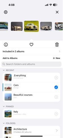 Opla - Photo organizer iPhone screenshot
