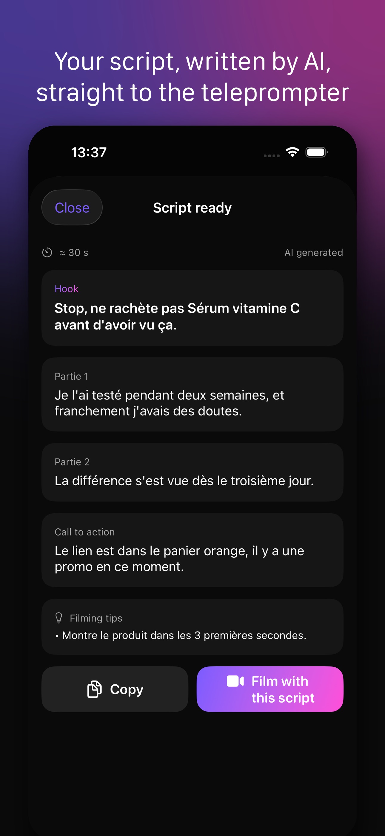 Screenshot 5 of VidAi: AI Video Editor