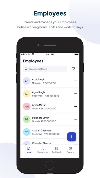 SuperManage: Attendance App iPhone screenshot 2 - Business app
