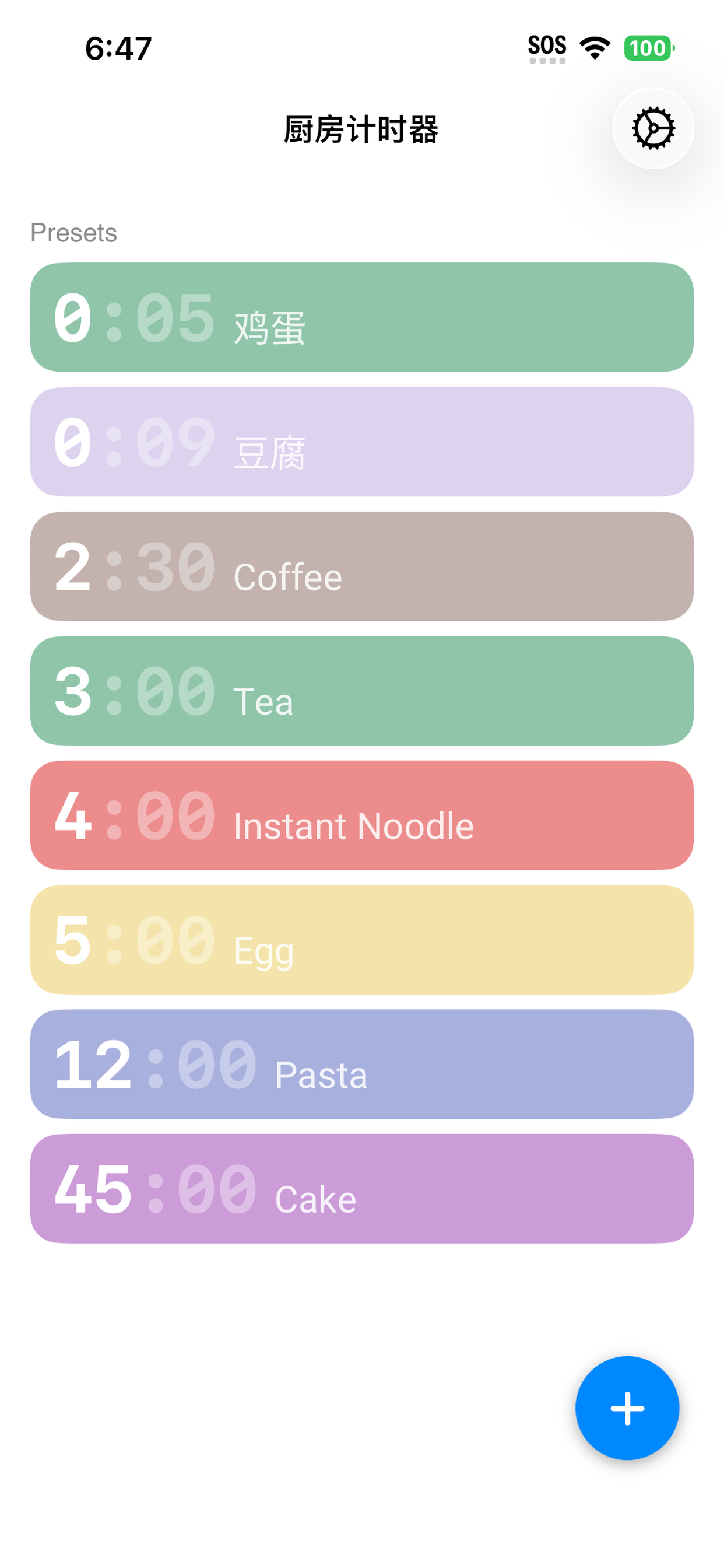 Kitchen Timer for busy cook