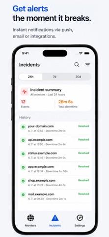 Pingify: Uptime & Alerts screenshot