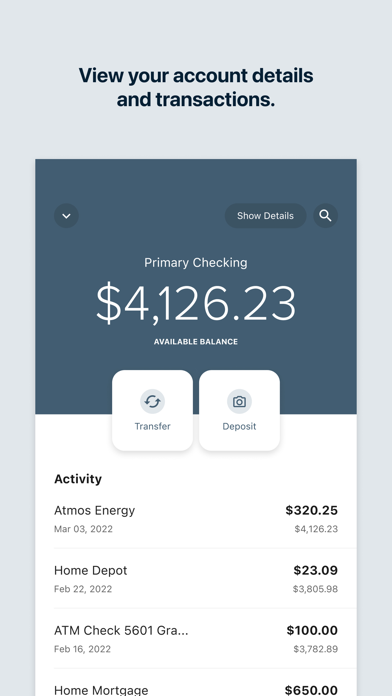 Screenshot #3 pour UNCLE Credit Union Mobile