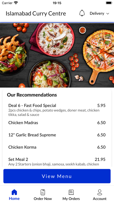 Islamabad Curry Centre Screenshot