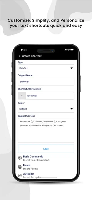 AutoTextify screenshot 2