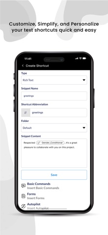 AutoTextify screenshot
