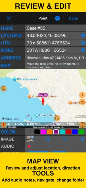 GPS Camera 55. Field Survey screenshot 5