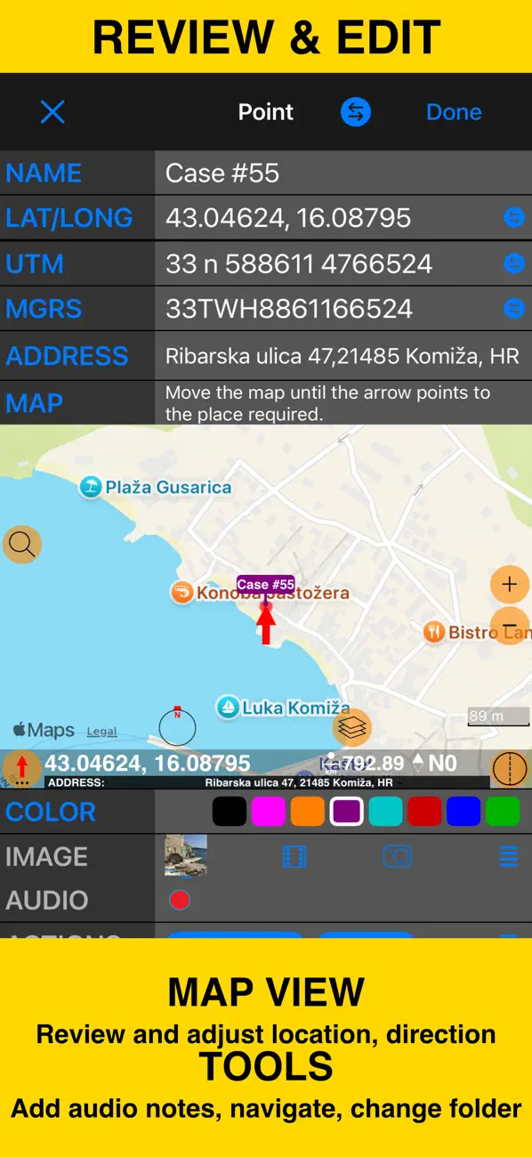 #5. GPS Camera 55. Field Survey (iOS) Ved: Kalimex-Consulting s.r.o. @Blocoware & Stanislav Dvoychenko