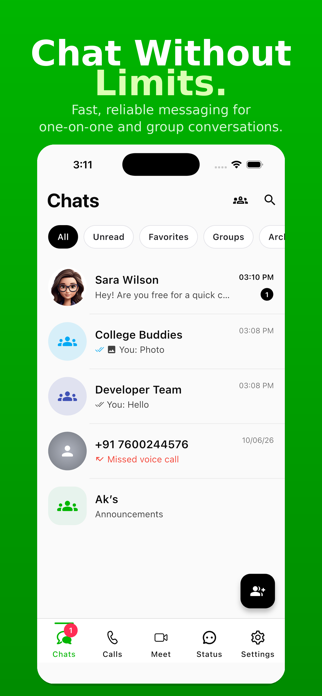 Talkmax: Chat, Call & Meet Screenshot 1 of 6