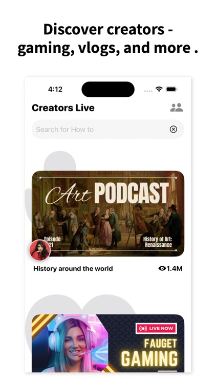 AI video edit: Creators Live