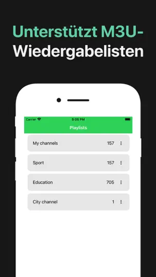 Screenshot von IPTV Smart Player: M3U TV, GSE auf dem iPhone 2