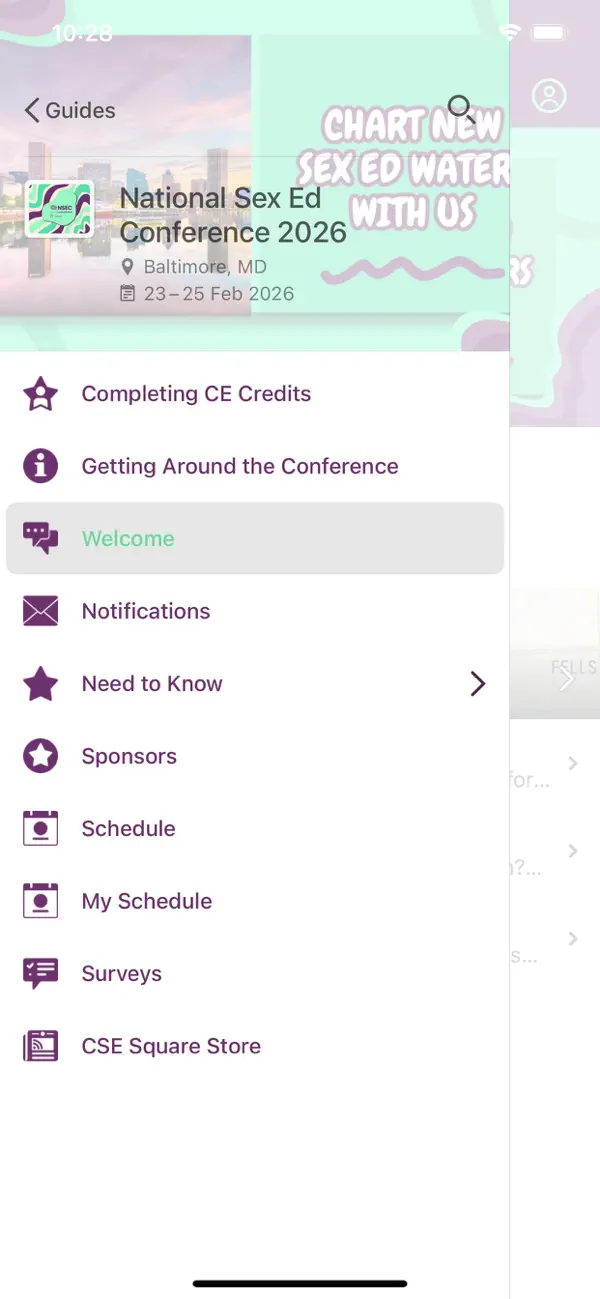 Screenshot #1 pour National Sex Ed Conference