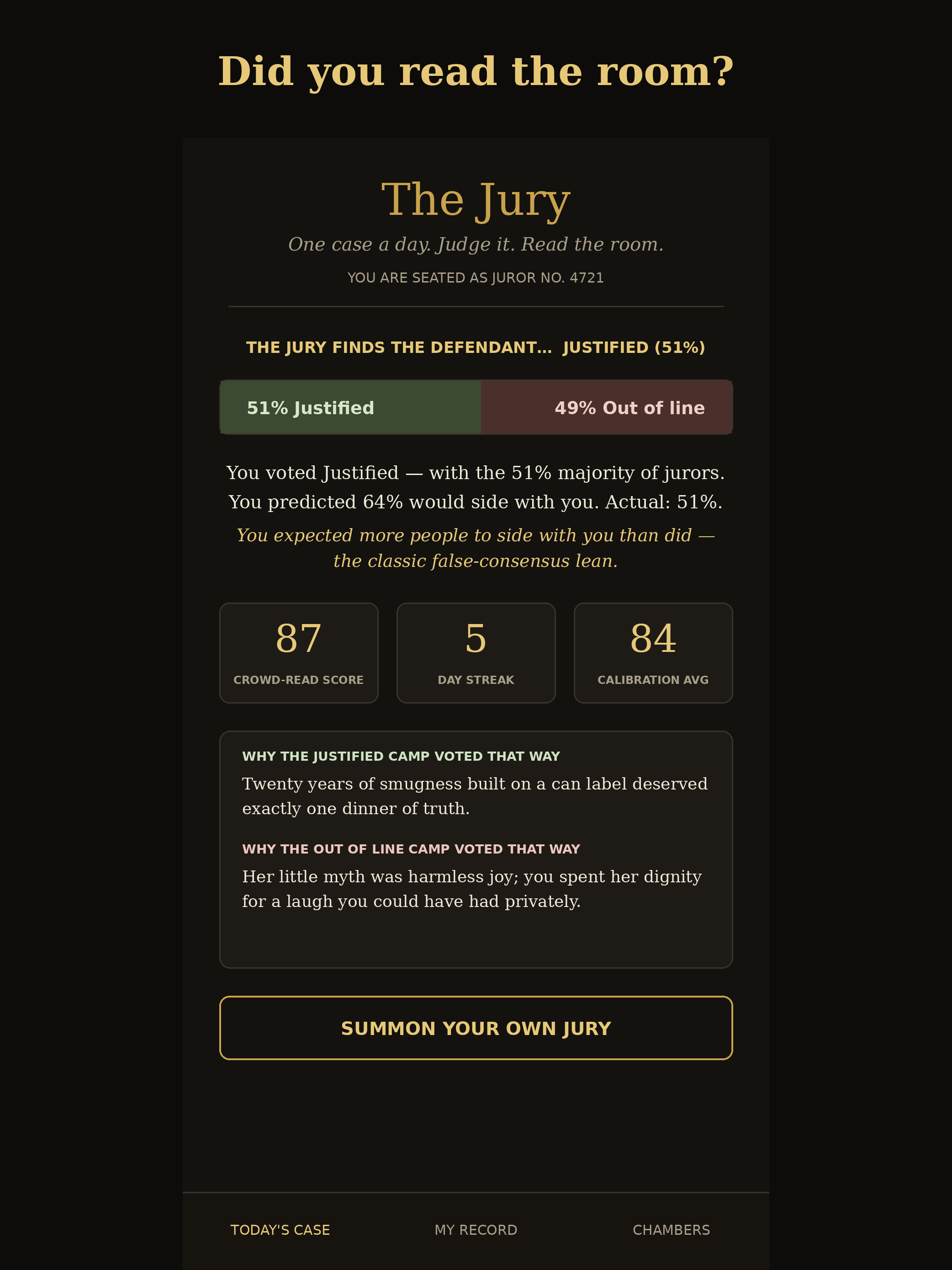 The Jury: Daily Verdicts screenshot 8