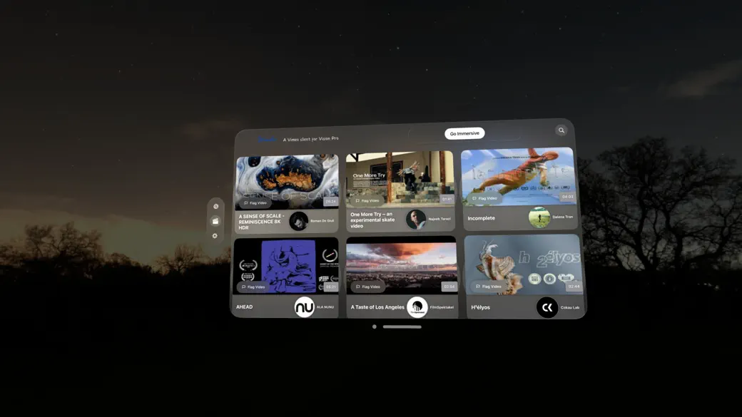 Wonder - Esoteric video client screenshot 1
