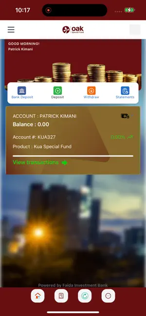 Oak Fund screenshot 1