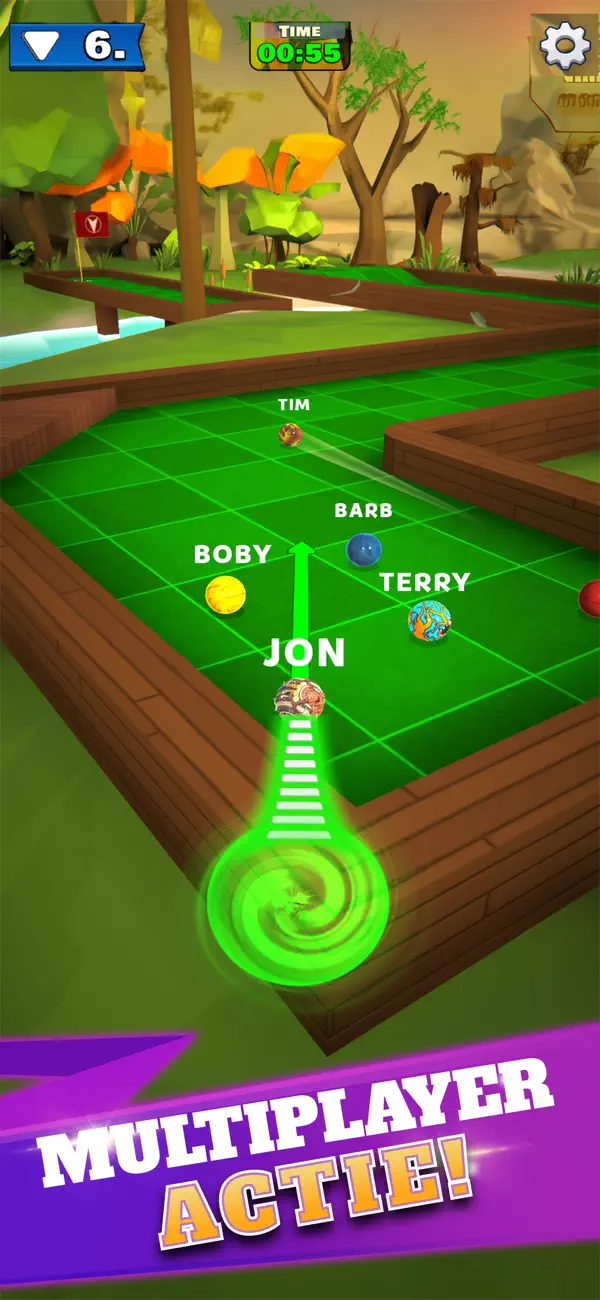 Mini Golf Club PvP Multiplayer Hack screenshot 2 - iOS game interface