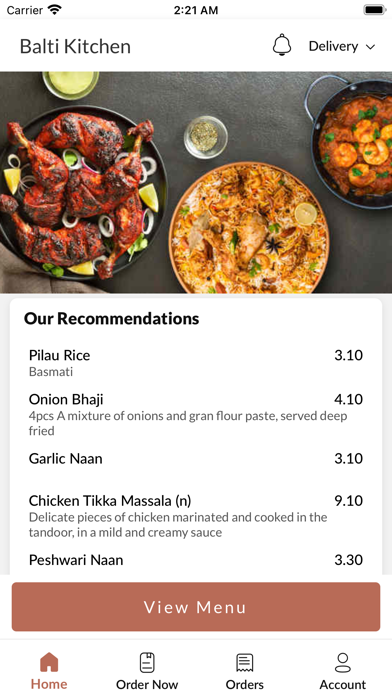 Balti Kitchen Screenshot