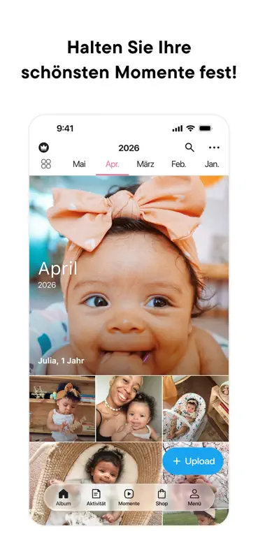 FamilyAlbum: Share Baby Photos screenshot 1 of 7