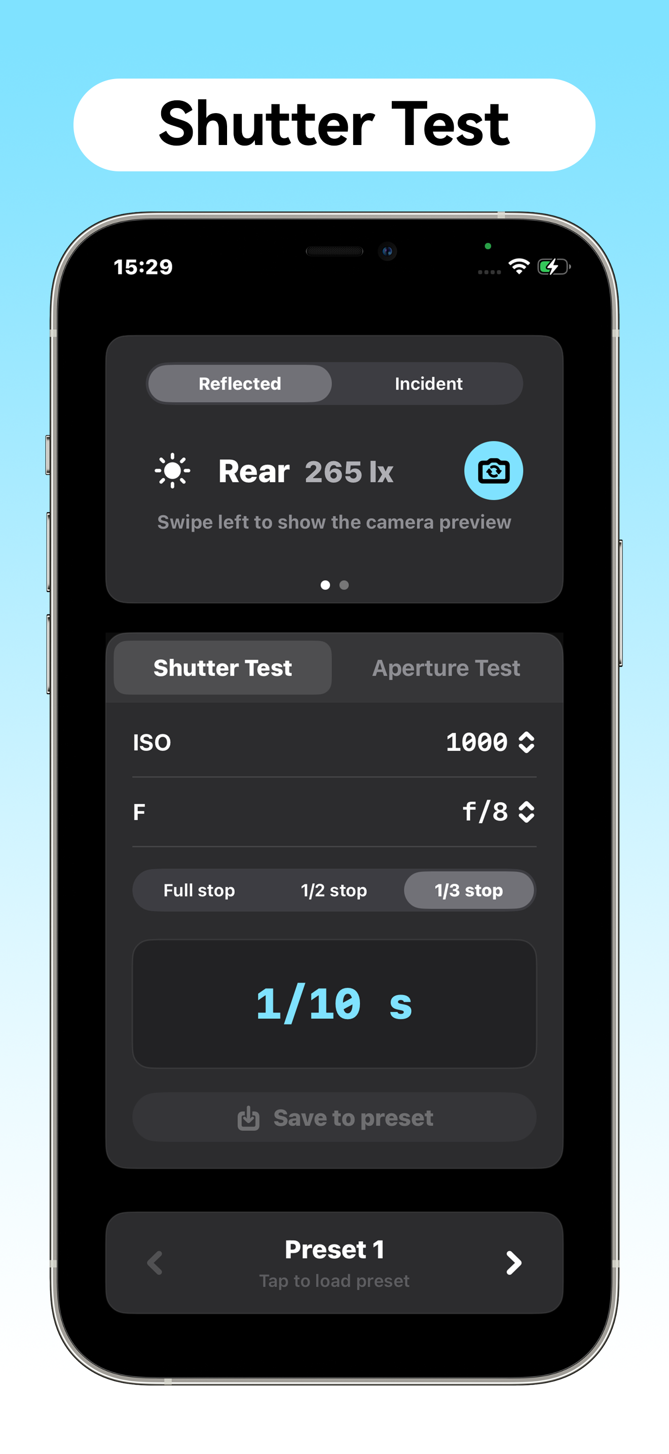 Camera Light Meter screenshot 3
