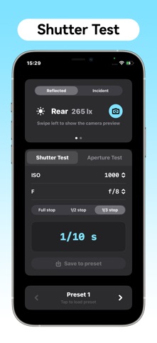 Camera Light Meter Screenshot 3 of 4