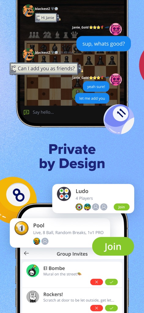Plato: Fun Multiplayer Games - Chatea Privadamente