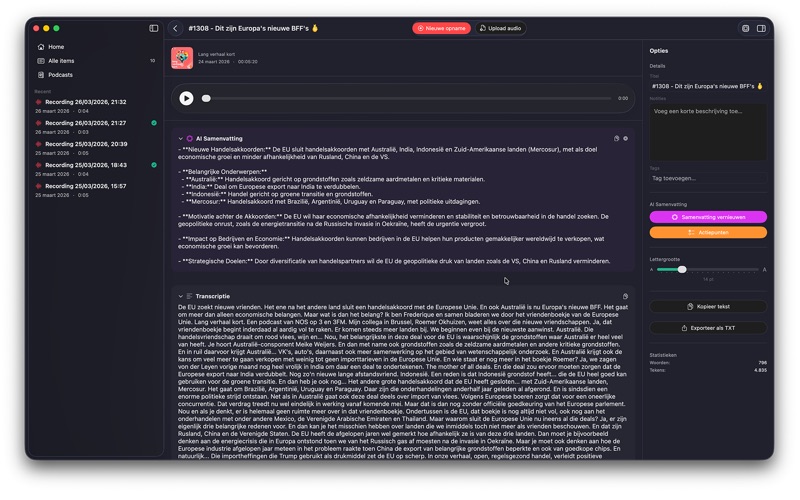 Audido screenshot